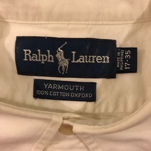 Polo by Ralph Lauren Shirts - Polo Ralph Lauren Off-White Oxford Shirt XL Polo by Ralph Lauren Shirts - Polo Ralph Lauren Off-White Oxford Shirt XL